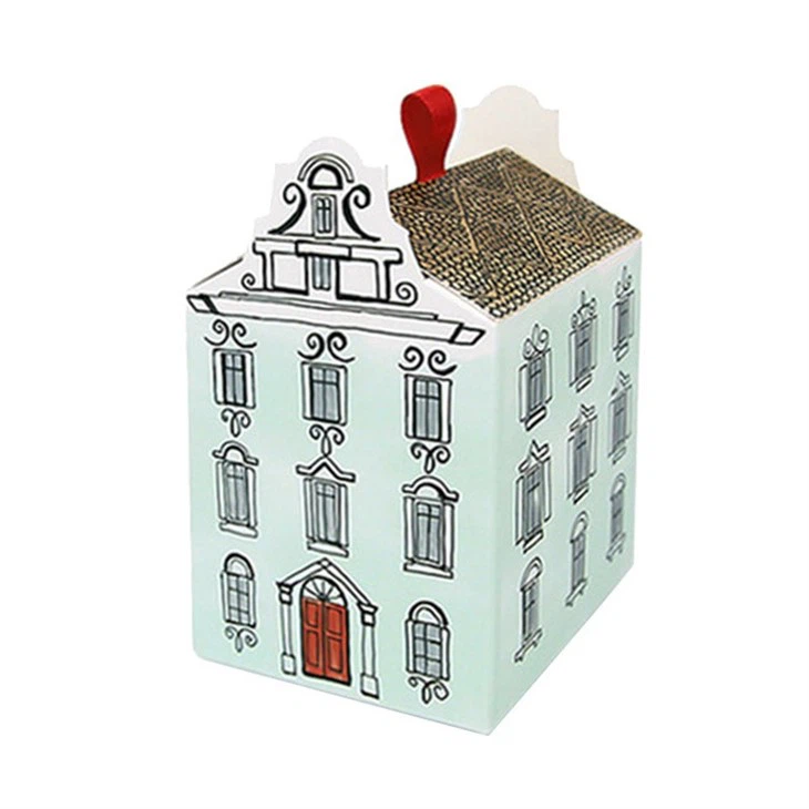 European-style Small House Shape Candy Box