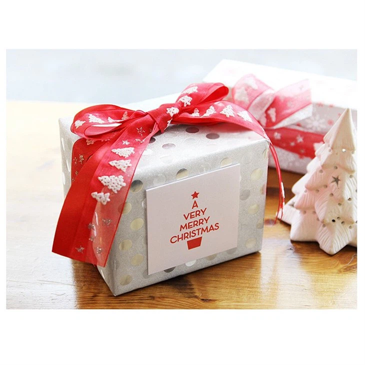 Hot Stamping Snow Yarn With Webbing Gift Box